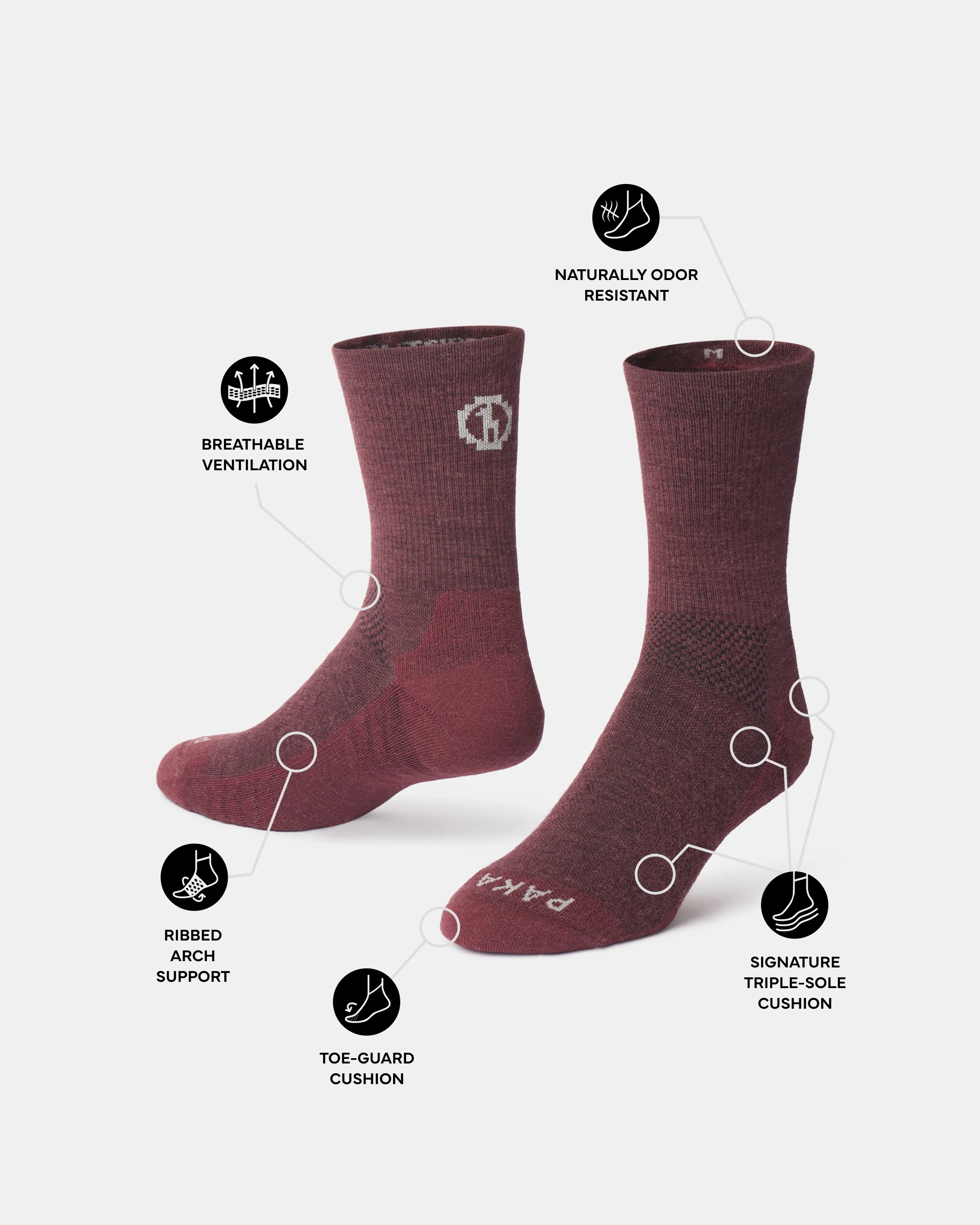 Trail 3/4 Crew Socks - Image 12