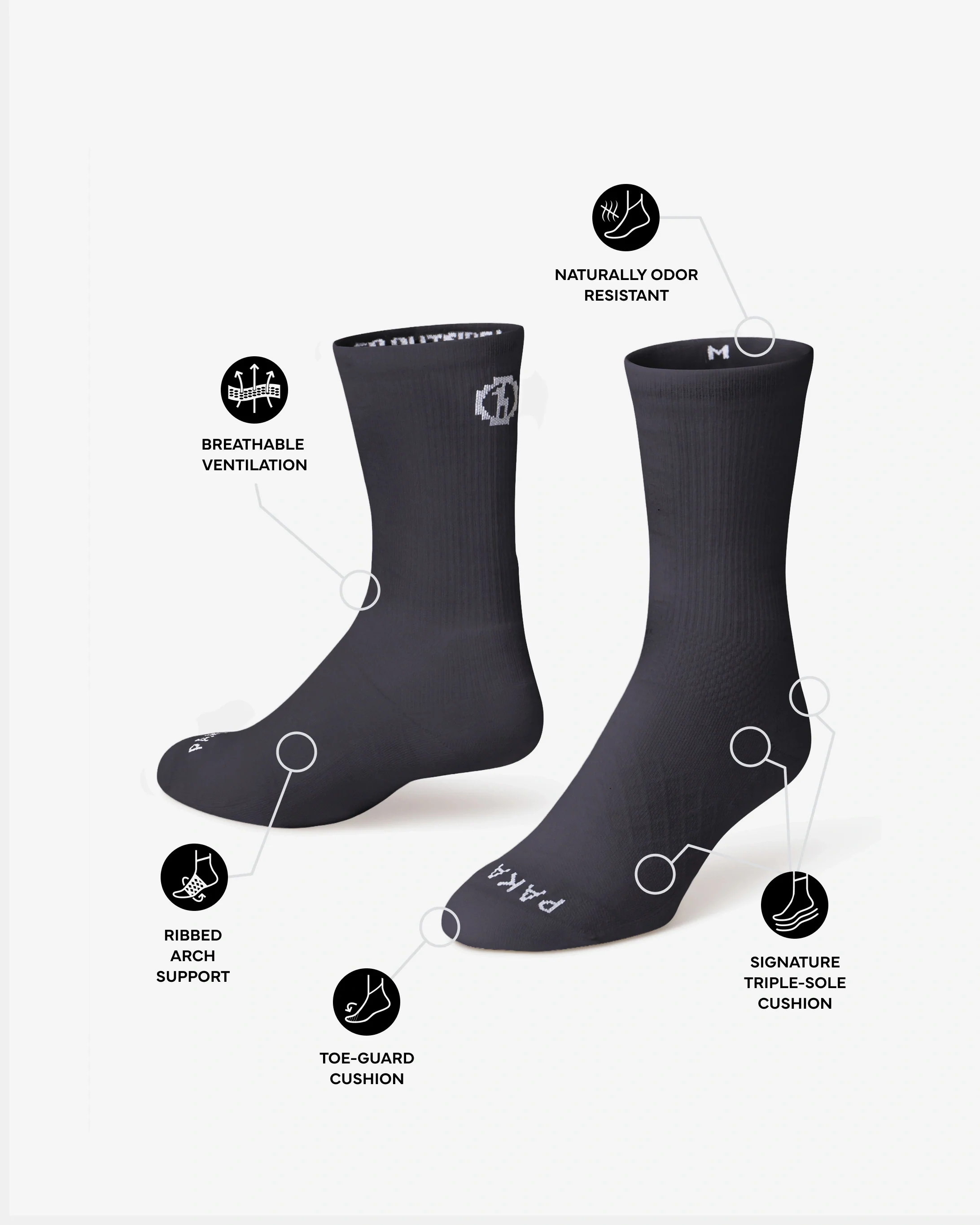 Trail 3/4 Crew Socks - Image 20