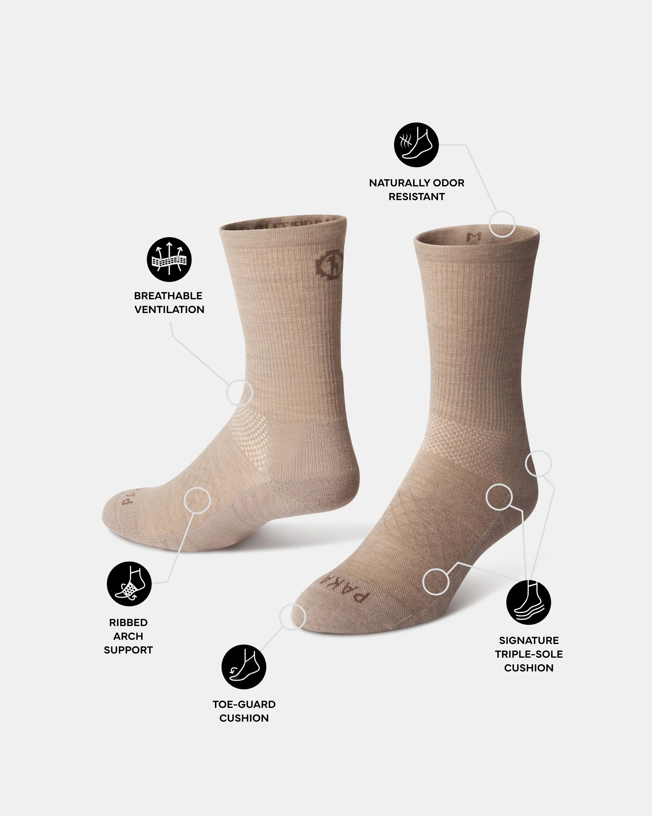 Trail 3/4 Crew Socks - Image 24