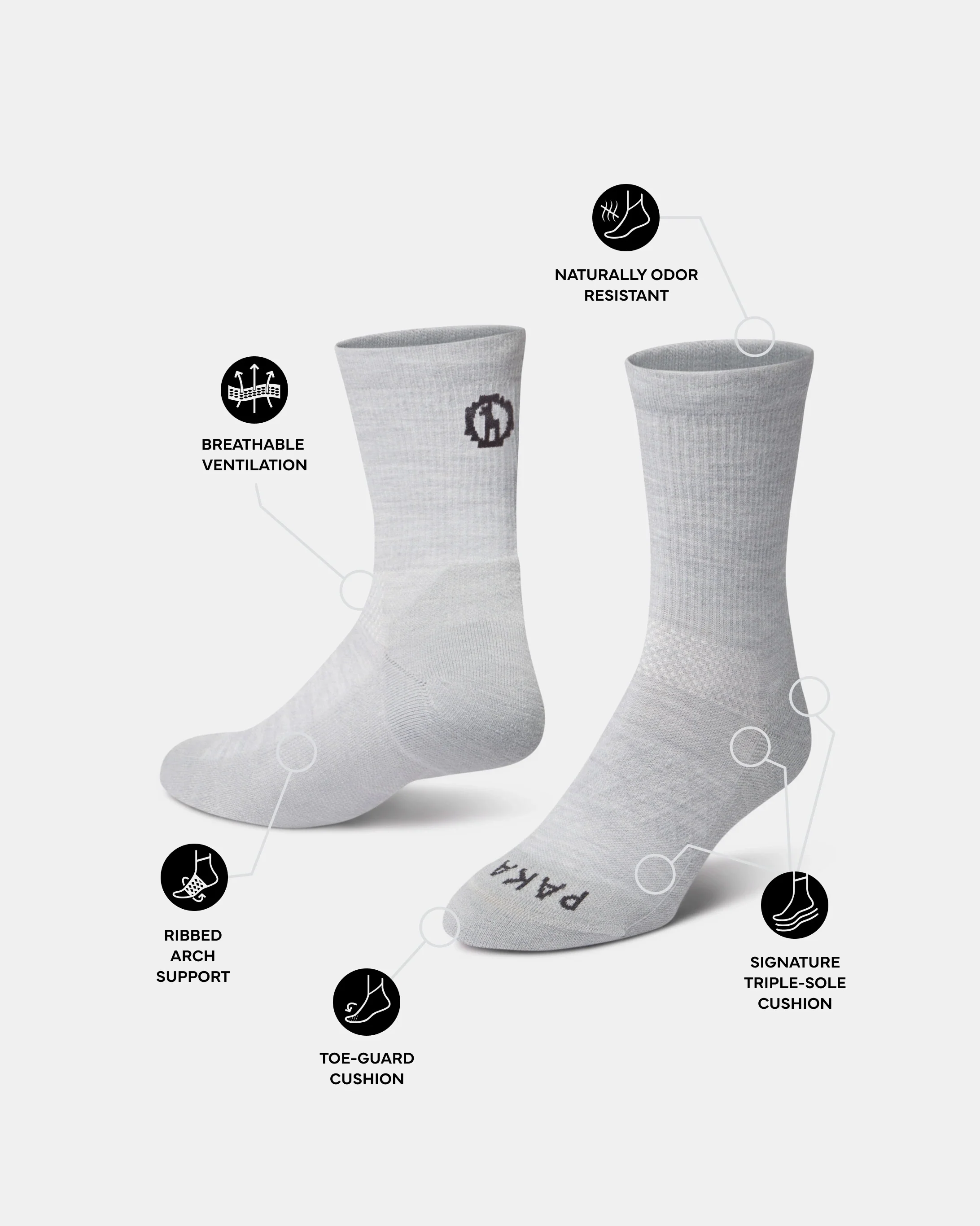 Trail 3/4 Crew Socks - Image 8