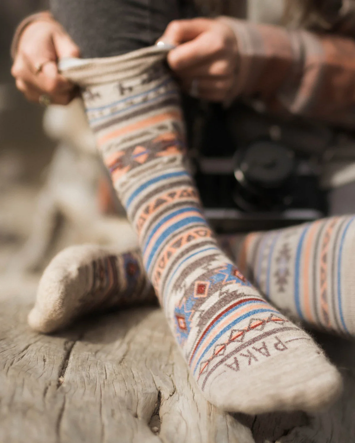 Essential Inca Crew Socks - Image 2