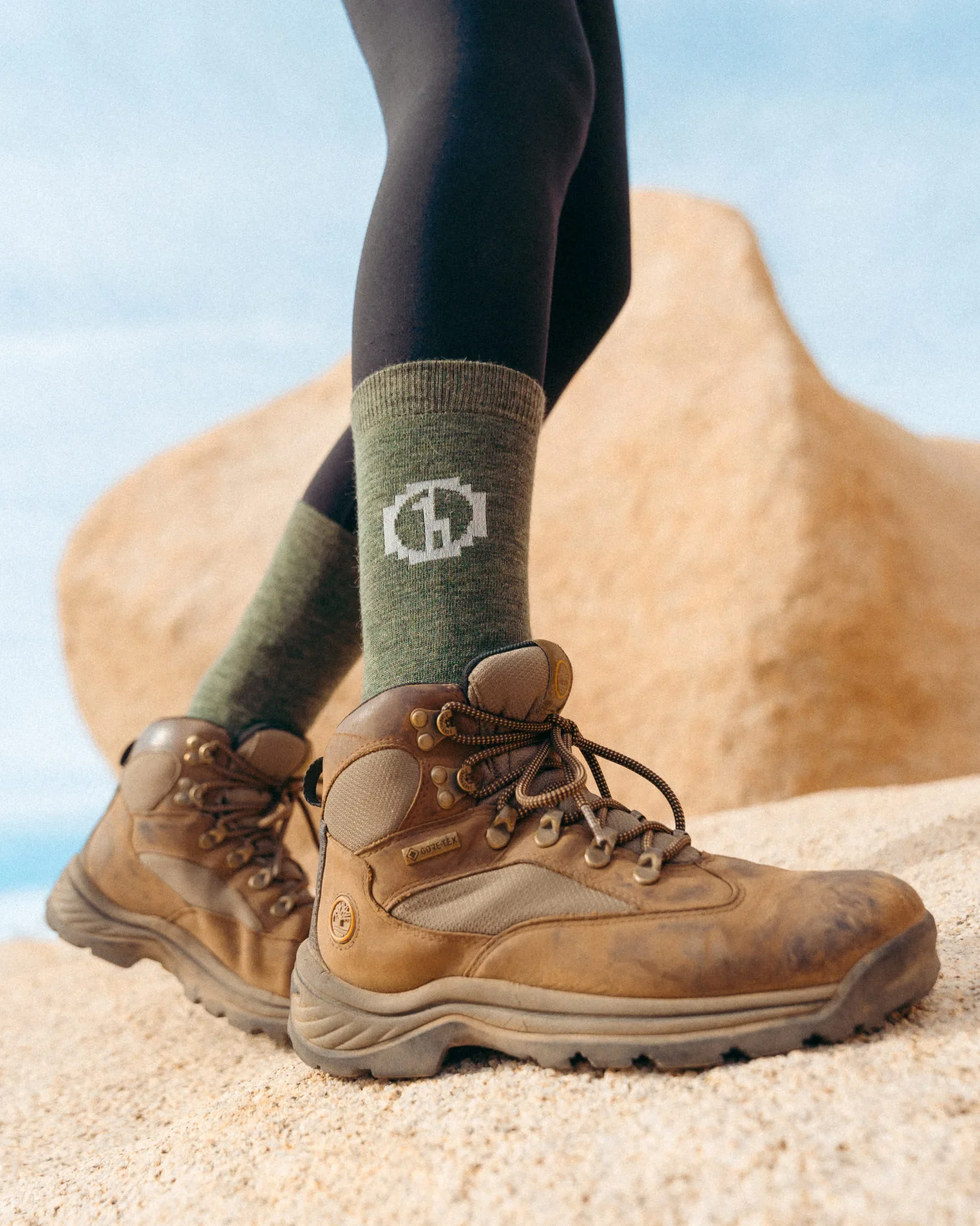 Essential Melange Crew Socks - Image 3