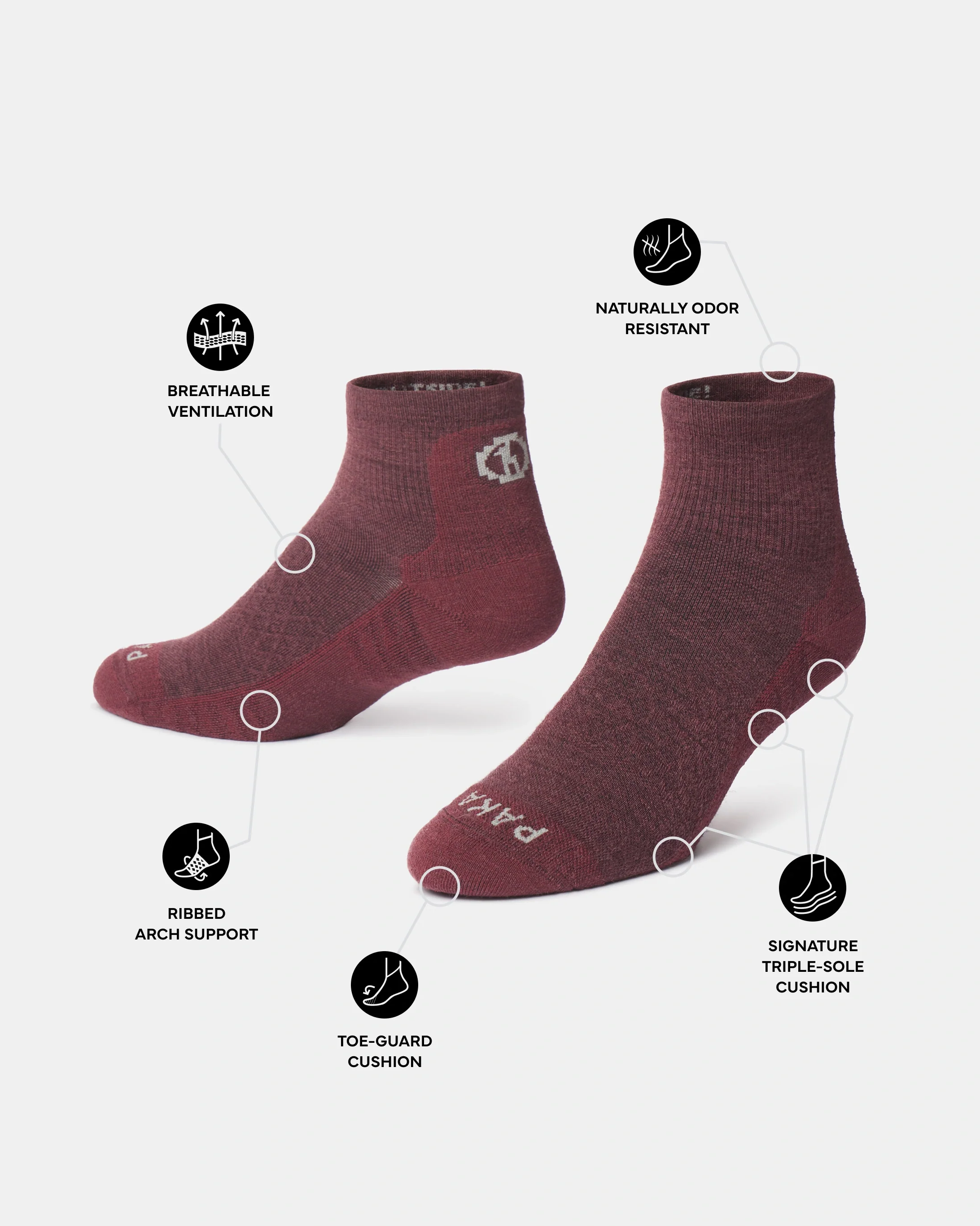 Trail 1/4 Crew Socks - Image 12