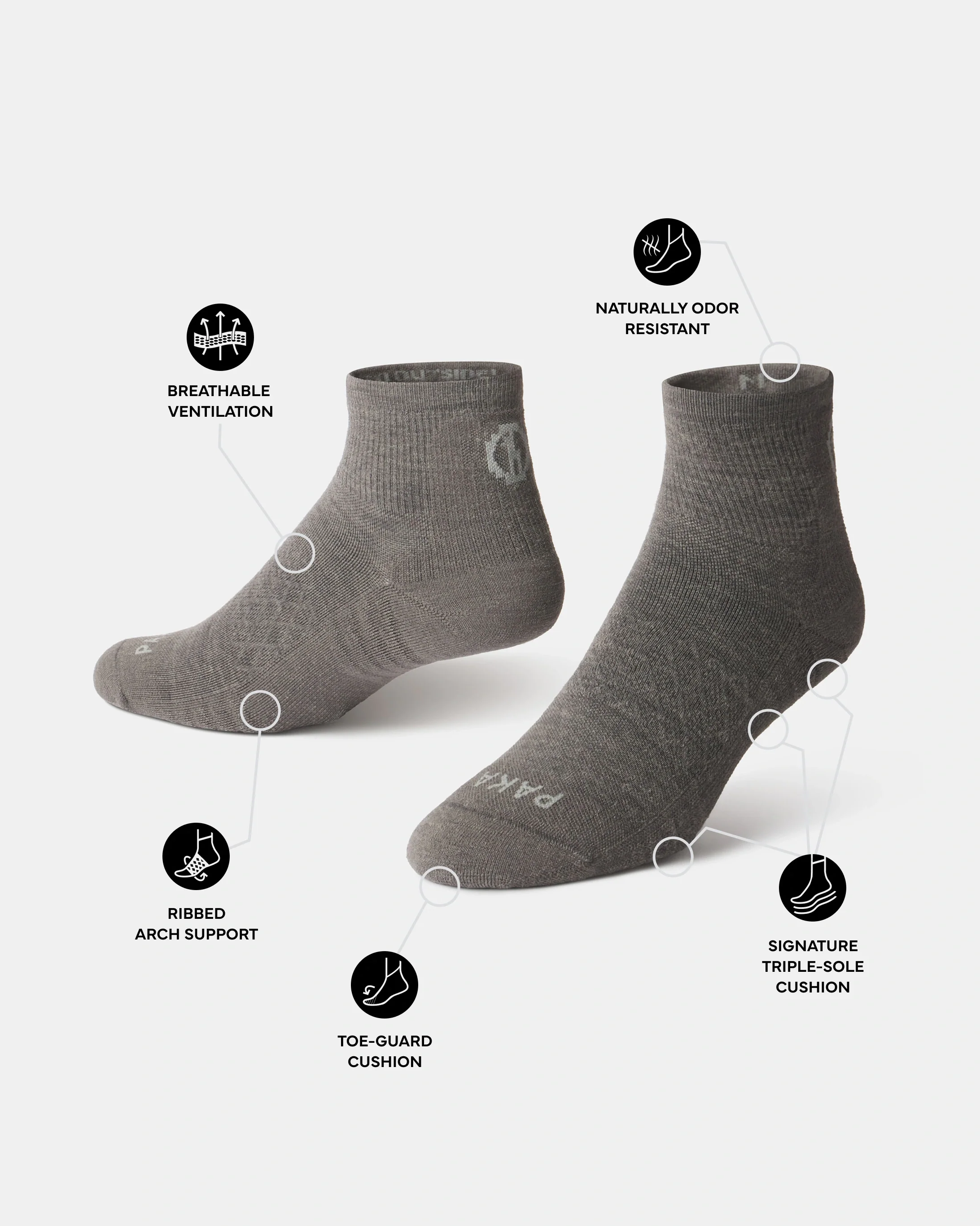 Trail 1/4 Crew Socks - Image 28