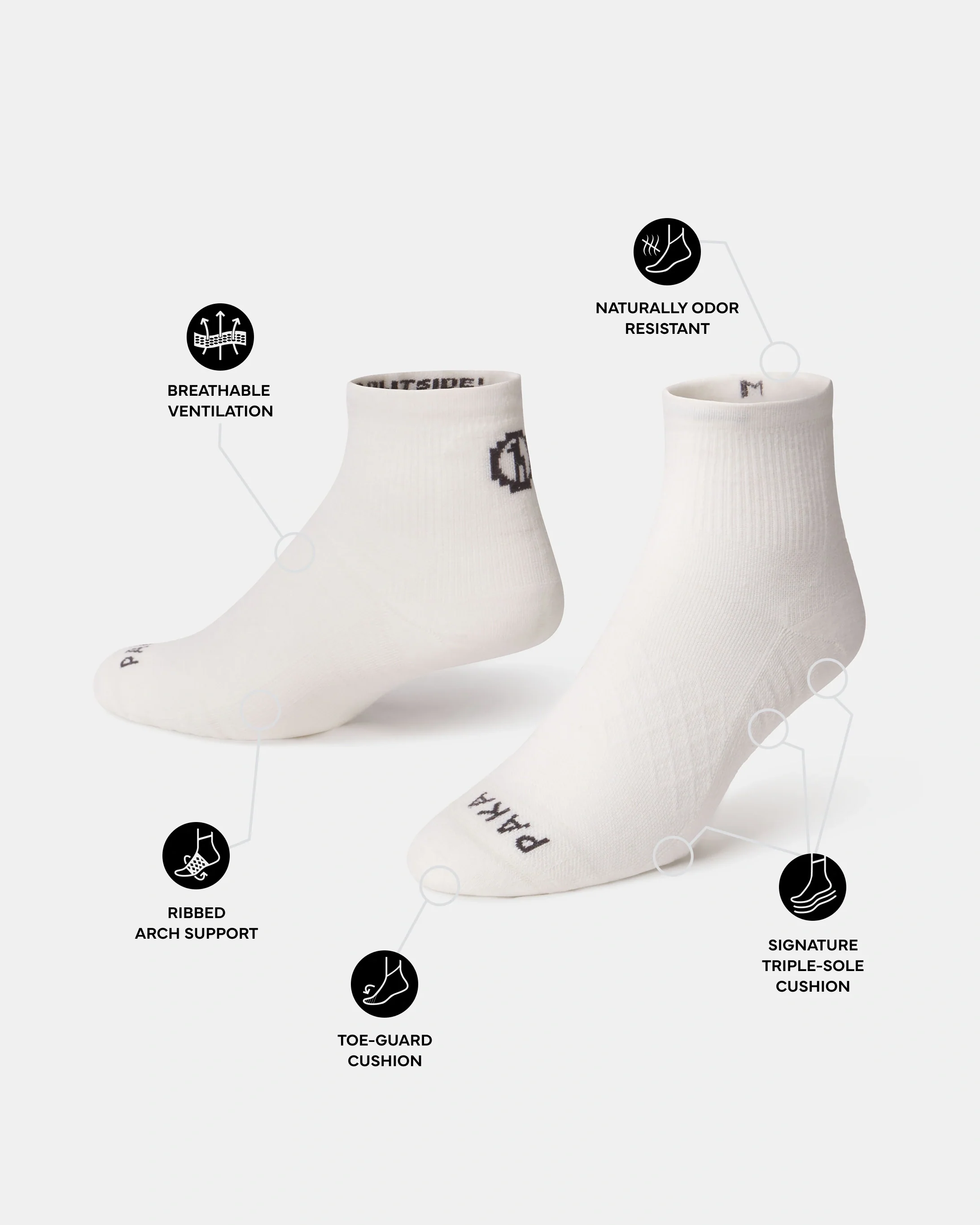 Trail 1/4 Crew Socks - Image 8