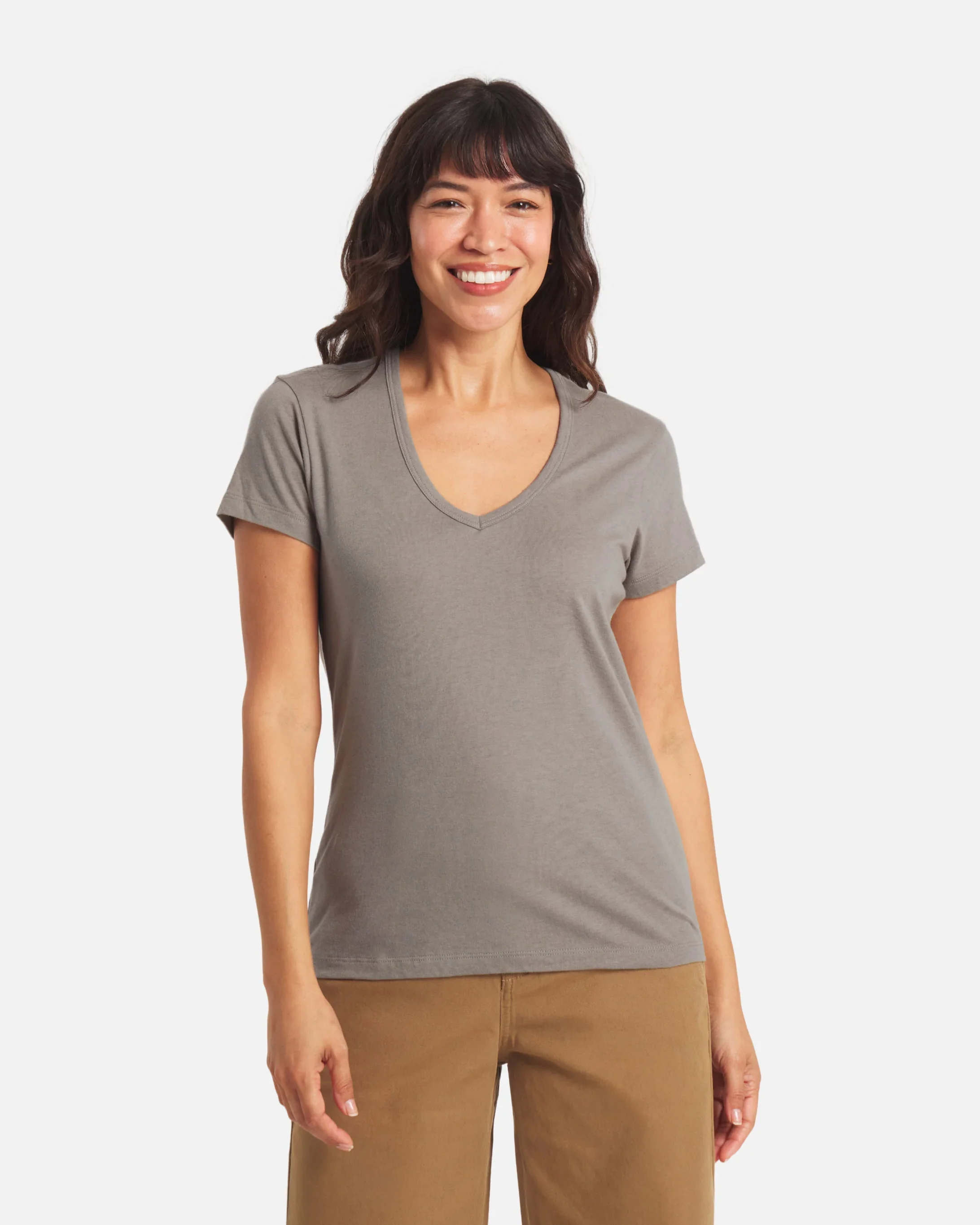 Women's Essential V-Neck - Image 10