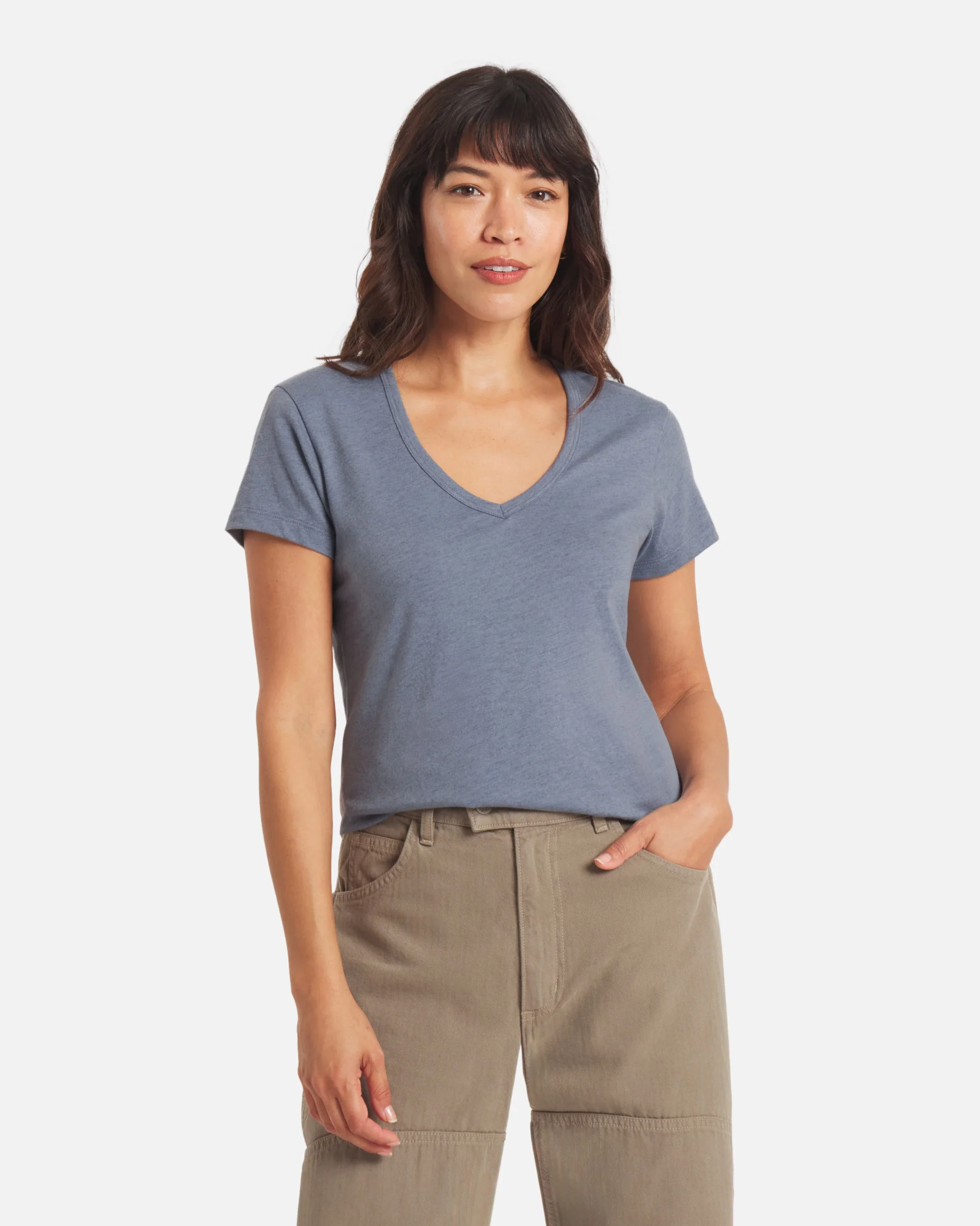 Women's Essential V-Neck - Image 14