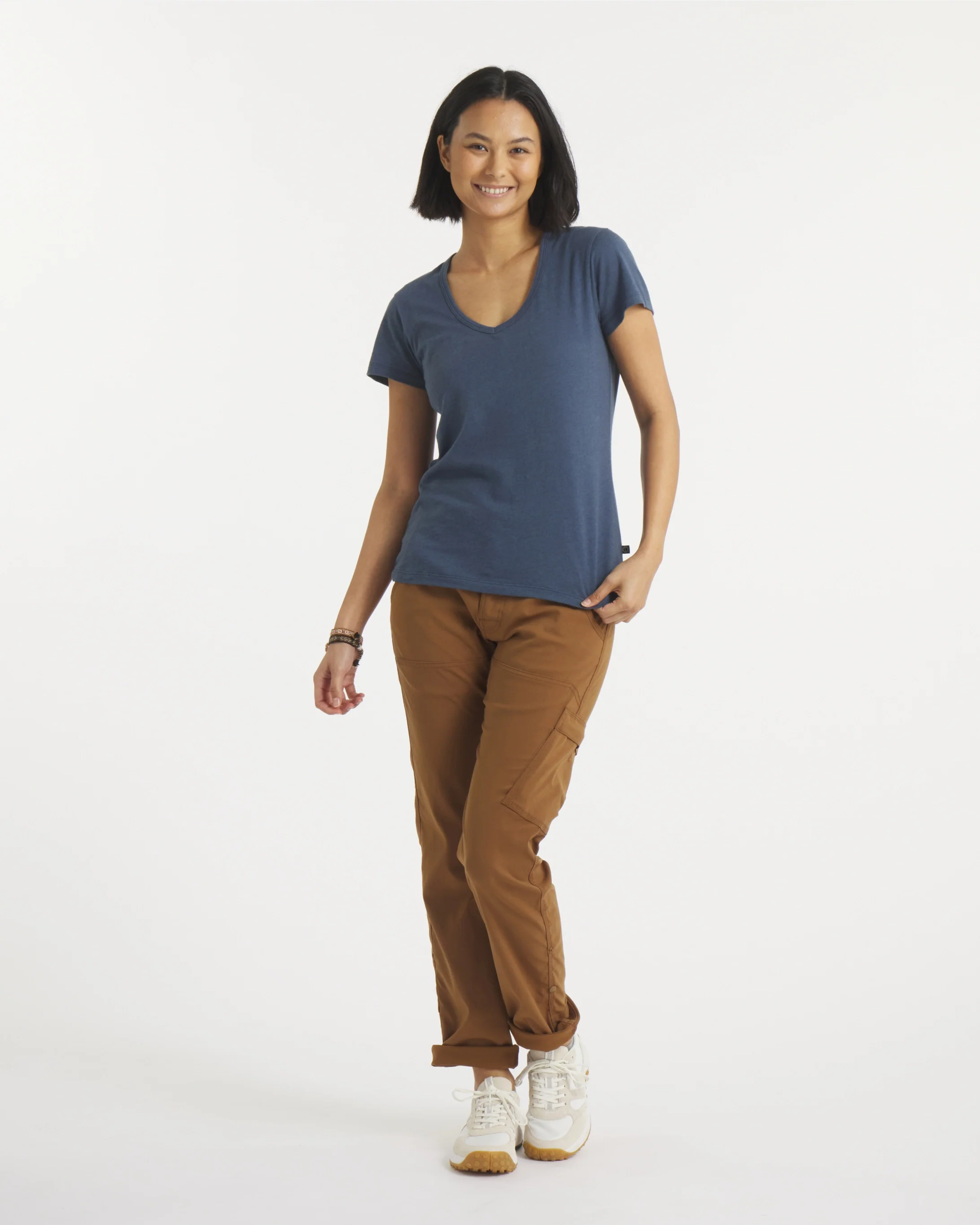 Women's Essential V-Neck - Image 22