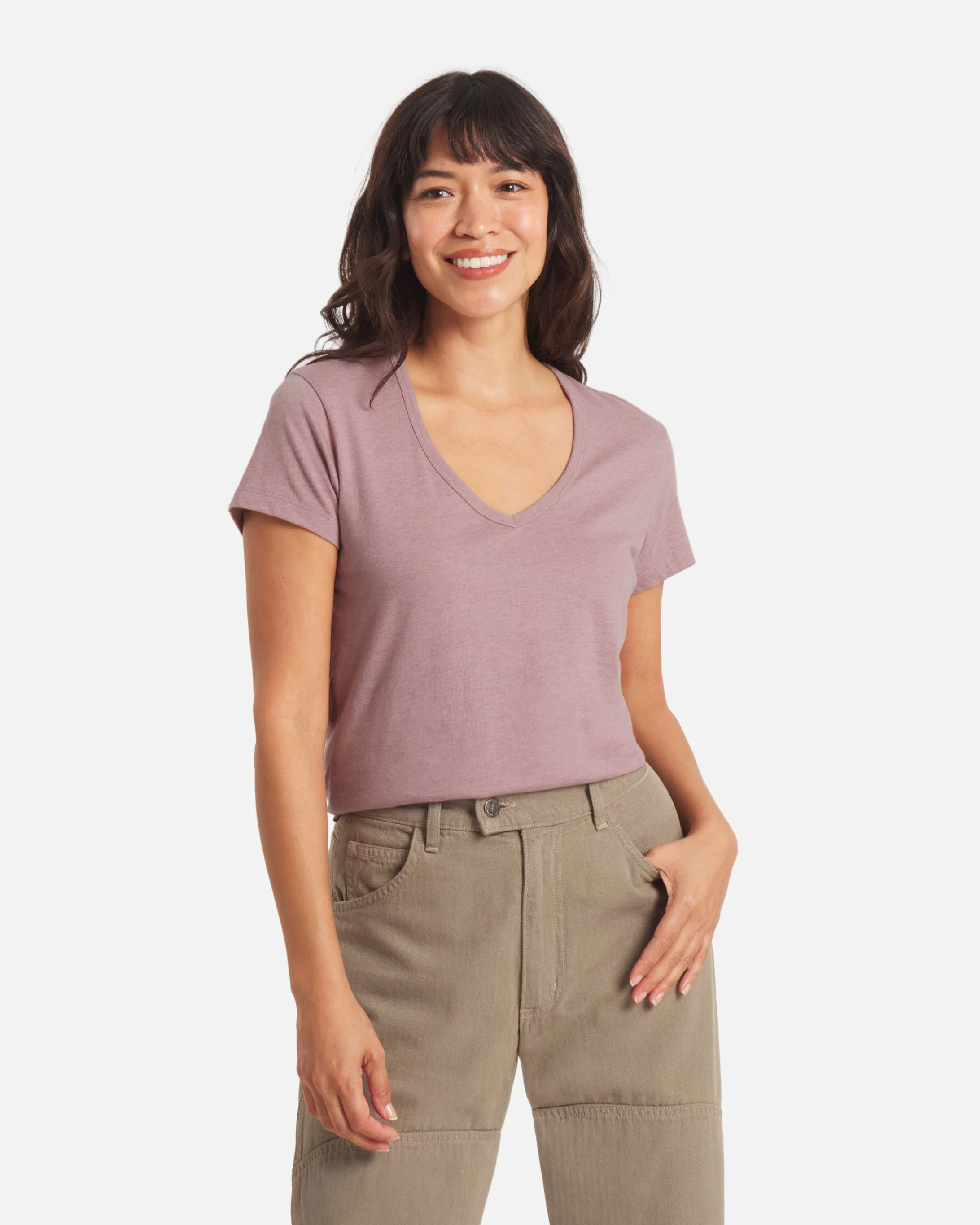 Women's Essential V-Neck - Image 6